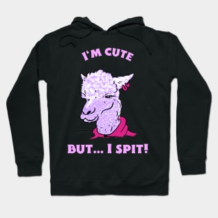 pink  llama Hoodie